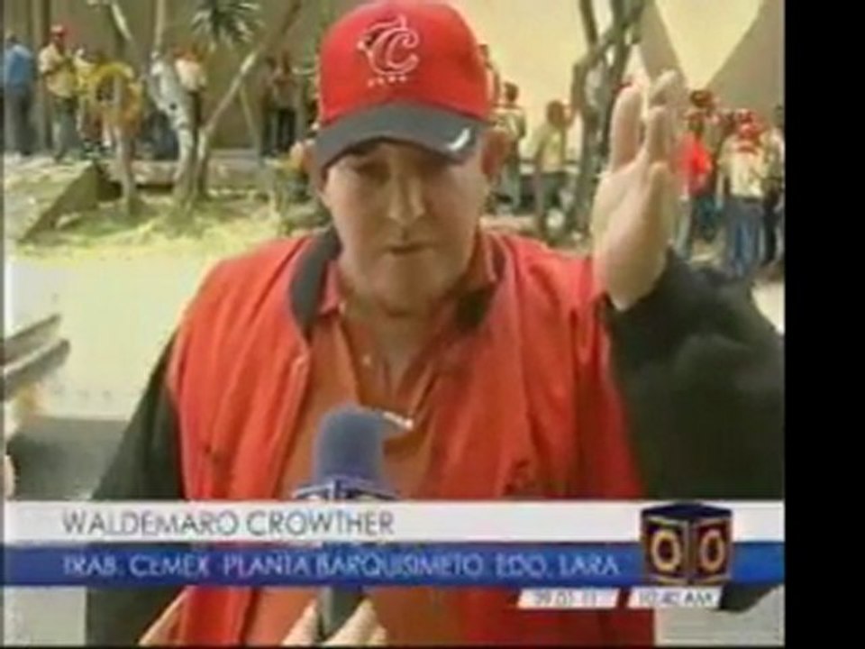 Trabajadores de las industrias cementeras nacionalizadas sol