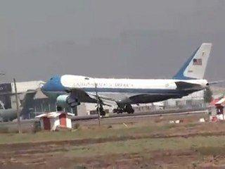 Air Force One Landing in Santiago Chile scl