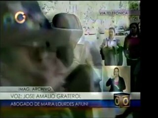 Abogado defensor de María de Lourdes Afiuni informa que pidi