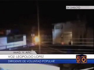 Leopoldo López llamó a los venezolanos a expresar su solidar