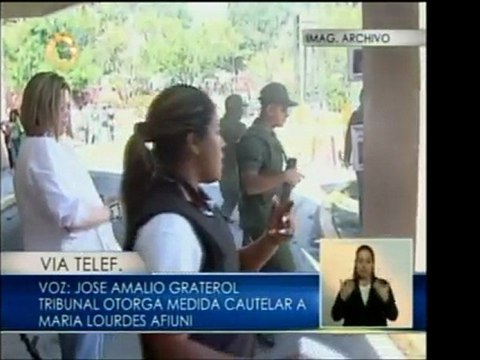 Abogado de María de Lourdes Afiuni: se acordó medida cautela