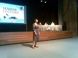 Mónica Alfonso en el marco de la  Semana de la lectura