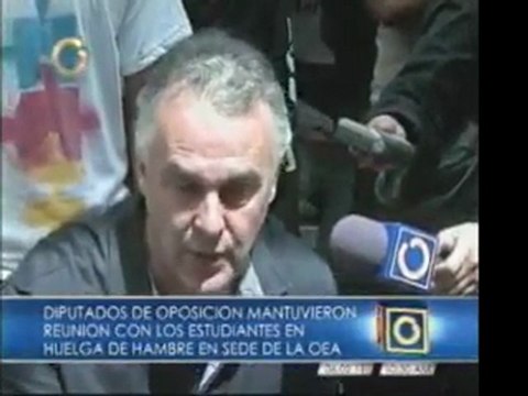 Diputados Eduardo Gómez Sigala y María Corina Machado acuden