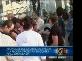 Vecinos de Los Caobos, Las Palmas y La Florida están en Las