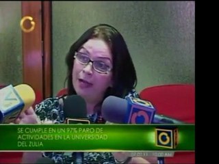 El paro convocado para La Universidad del Zulia, LUZ, fue ef