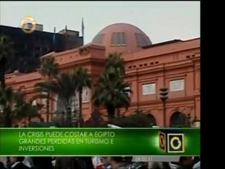 La crisis social en Egipto ha desatado una crisis económica