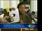 Andrés Velásquez, a nombre de la MUD, rechazó que Nicolás Ma