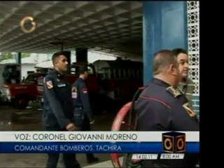 El cuerpo de bomberos del Mun. San Cristóbal, edo. Táchira,