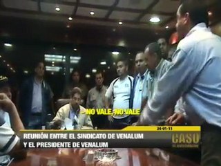 Dirigentes de Venalum denuncian corrupción al Ministro