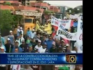 Marcha denominada “El Maquinazo”, recorre en Barquisimeto, e