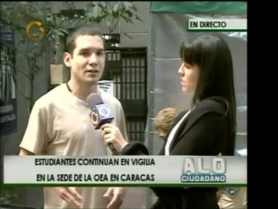 Julio César Rivas, de JAVU, habla desde la OEA sobre las con