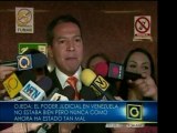 William Ojeda afirma que el Poder judicial tiene 