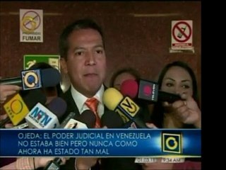 William Ojeda afirma que el Poder judicial tiene "secuestrad