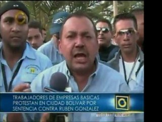Trabajadores de Carbonorca, Sidor y Ferrominera tomaron la A
