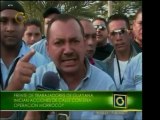 La Federación de Trabajadores de Guayana protestó por el enc