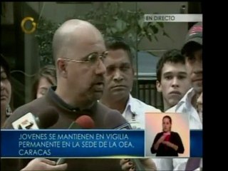 La esposa de Rubén González fue a hablar con los estudiantes