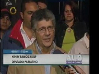 Diputado al Parlatino, Henry Ramos Allup, informó sobre 3 po