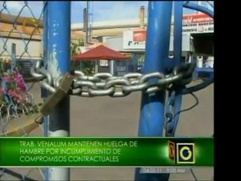 Pensionados de CVG-Venalum se encuentran en huelga de hambre