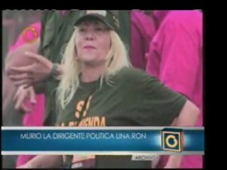 La dirigente Lina Ron falleció de un infarto este sábado