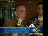 General Felipe Rodríguez tiene prohibición de portar armas y