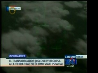 El transbordador espacial Discovery regresa a la Tierra lueg