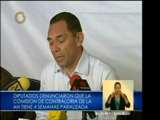 Diputados de la MUD denuncian cuatro semanas de paralización