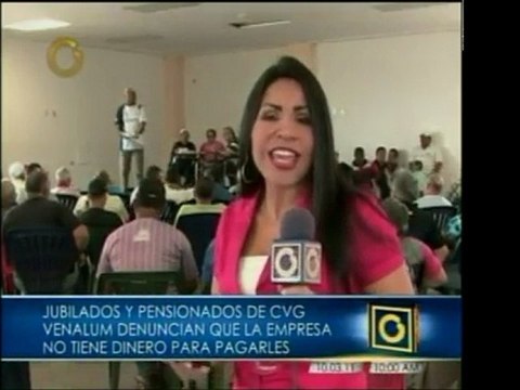 Jubilados y pensionados de CVG Venalum denucian que se les i