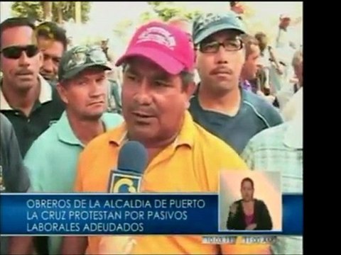 En Puerto La Cruz, estado Anzoátegui, obreros tomaron la alc