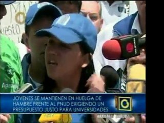 Tres personas se suman a la huelga de hambre del PNUD que va