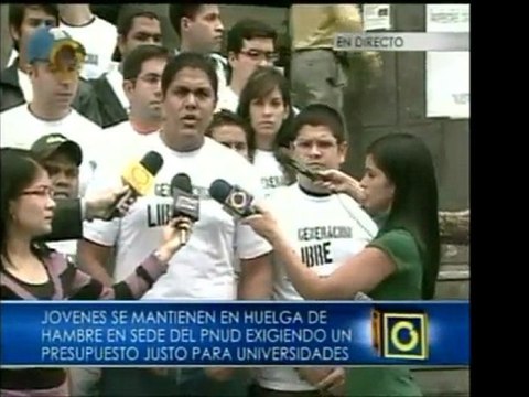 Al PNUD se acercaron diversos dirigentes de Voluntad Popular