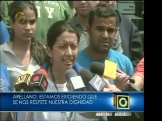La dirigente estudiantil Gaby Arellano afirma que el "terror