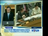 Sec. General de la ONU, Ban Ki Moon,  invita a resolver el c