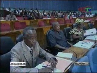 Séance plénière à l'assemblée nationale