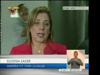 La Ministro Eugenia Sader desmiente que hayan varios muertos