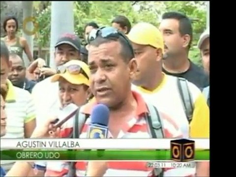 Obreros de la Universidad de Oriente, UDO, amenazan con hace