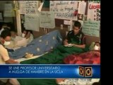 Profesor se suma a la huelga de hambre en la UCLA, en Lara.