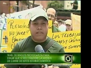 Quienes trabajaban en Bingos y Casinos cerrados exigen al go