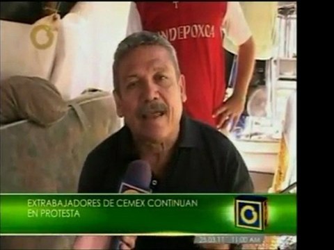 Tres extrabajadores de CEMEX tomaron la decisión de coserse