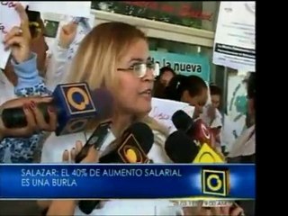 Enfermeras del Zulia rechazan el aumento de 40% otorgado, ya