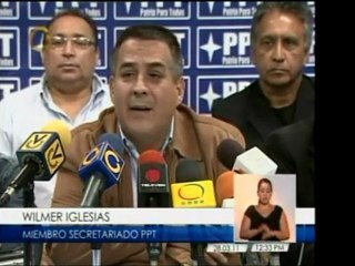 Patria Para Todos, PPT, rechaza la cantidad de muertos por l