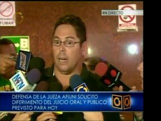 Juez negó el diferimiento del juicio de María de Lourdes Afi