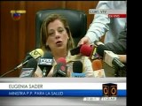 María Eugenia Sader, Ministra de Educación, informa de 586 c