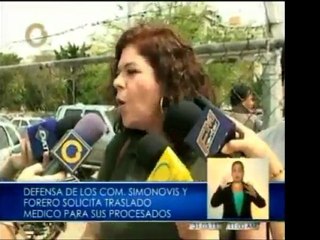 Descargar video: Defensa de los comisarios Forero y Simonovis solicita transl