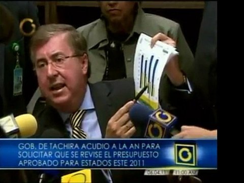 Gobernador del estado Táchira César Pérez Vivas acude a la A