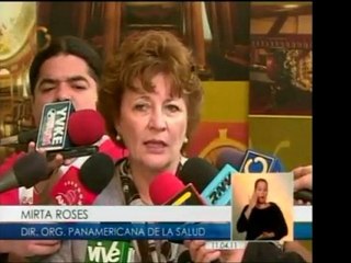 Directora de la Organización Panamericana de la Salud se enc
