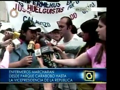 La marcha de enfermeros en Caracas pasará por la AN y se dir