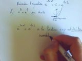 résoudre une équation comportant une exponentielle
