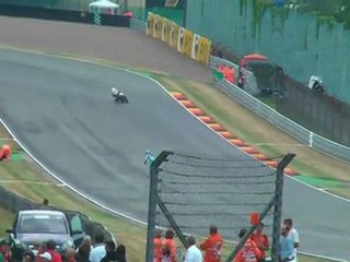 Chute Espargaro Sachsenring 2010