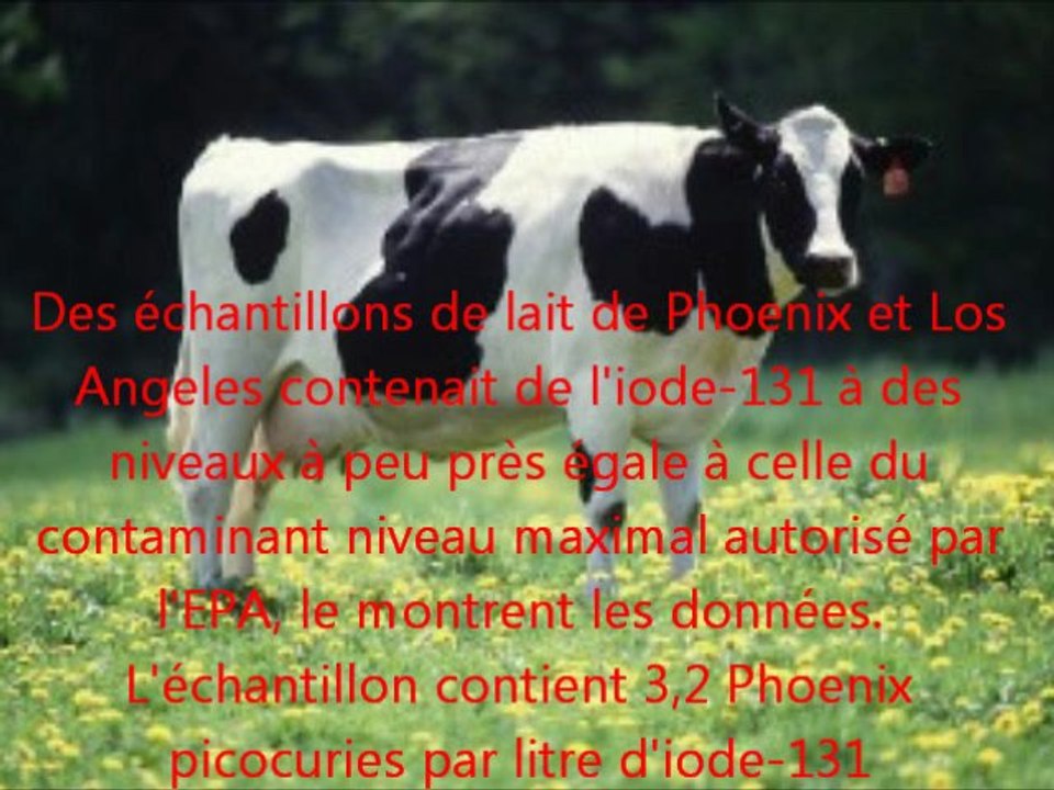 Radiations dévoiler dans L'eau USA /Canada /Amérique du sud.