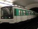 MF67 : Arrivée à la station Saint Fargeau sur la ligne 3bis du métro parisien